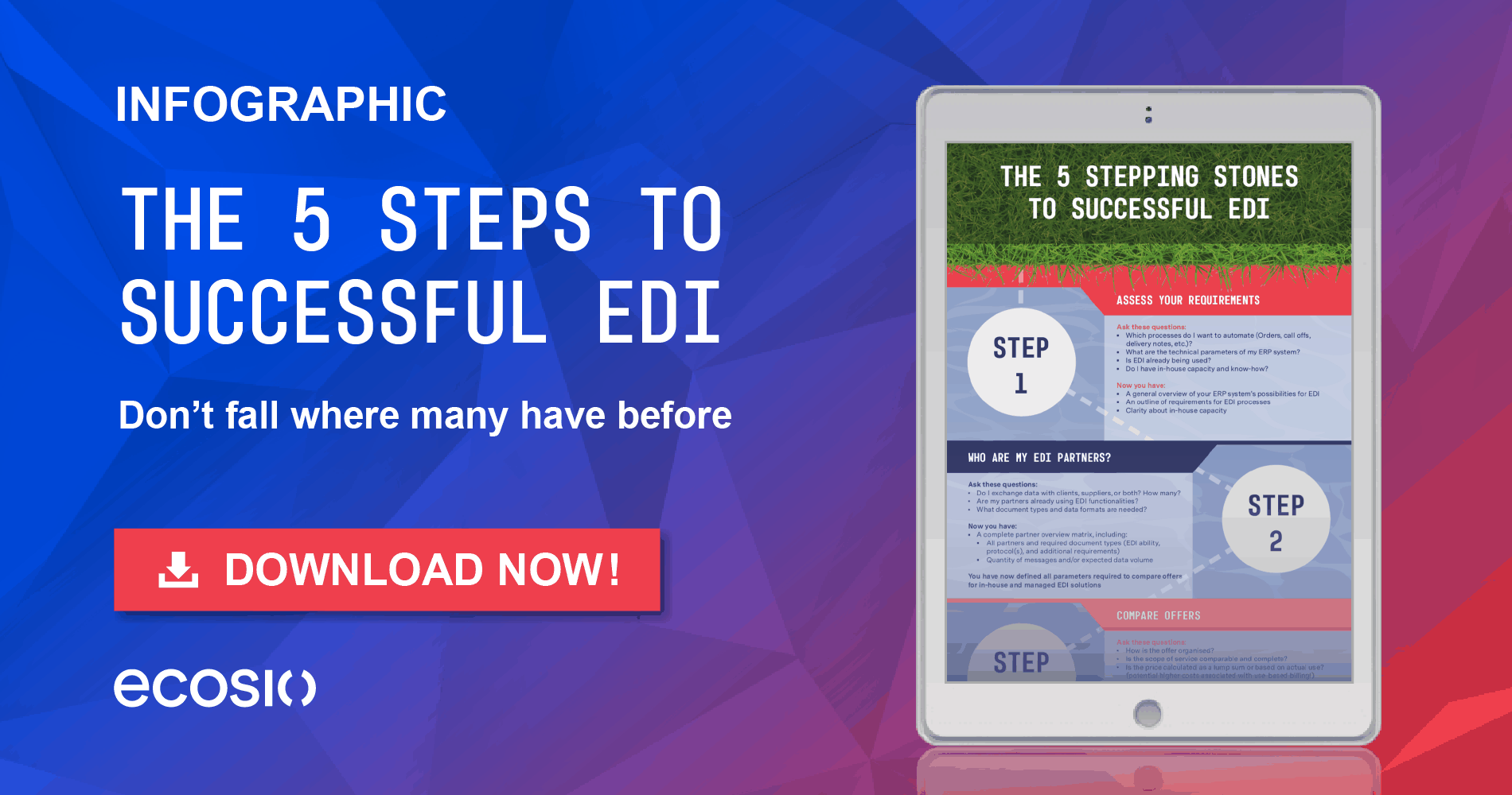 Infographic - 5 Stepping Stones to Successful EDI Infographic - 5 Stepping Stones to Successful EDI