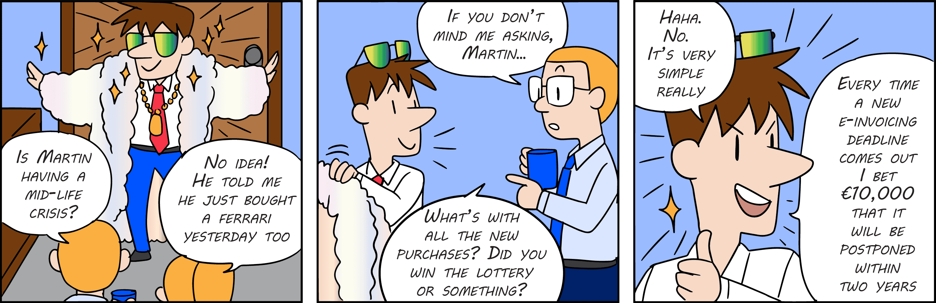 EDI cartoon 50. EDI cartoon 54.
