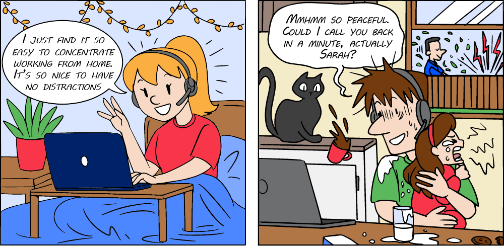 EDI cartoon 42. Working from Home EDI cartoon 42. Working from Home